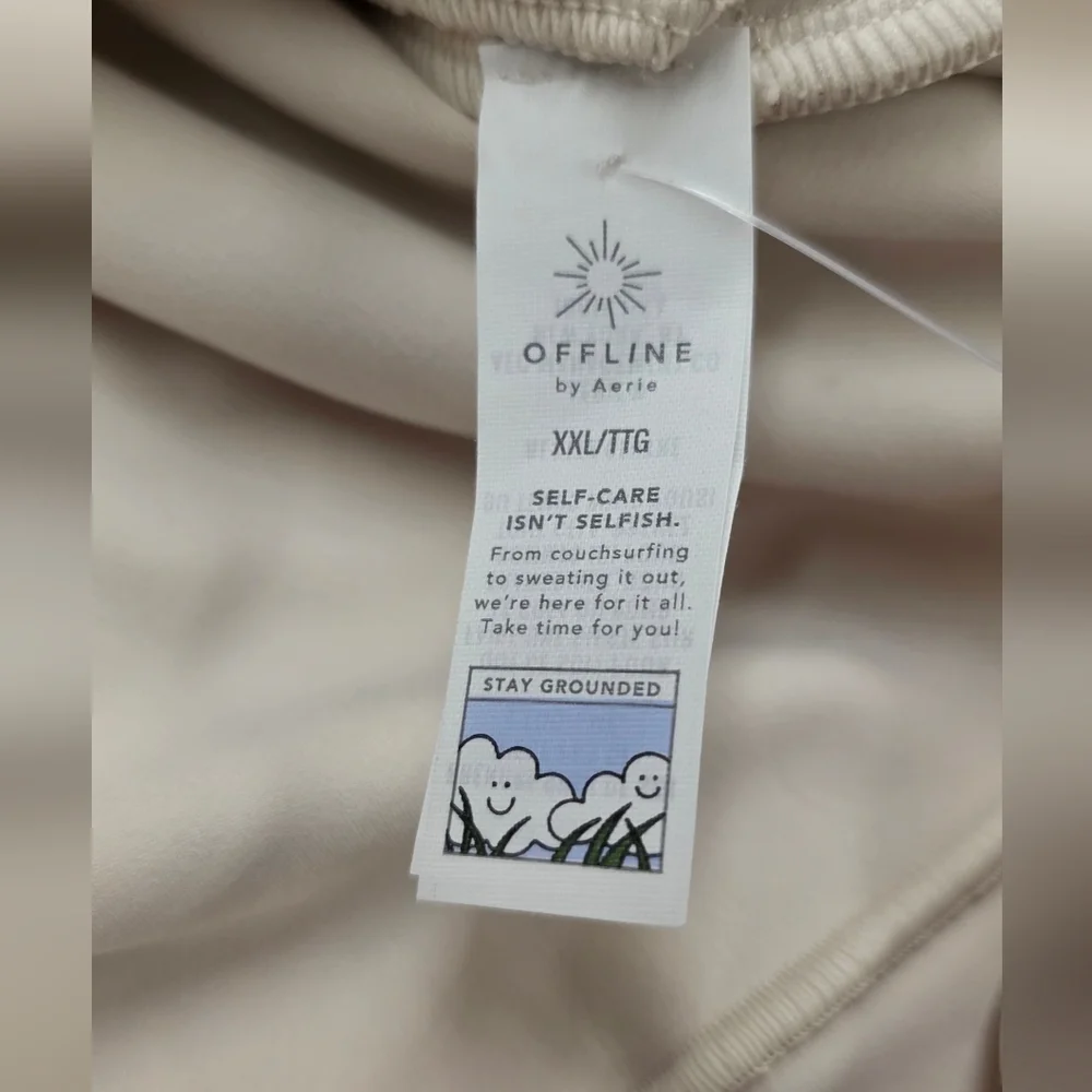 OFFLINE by Aerie Real Me XTRA Scoop Neck Ruched Dress NWT XXL - Picture 6 of 12